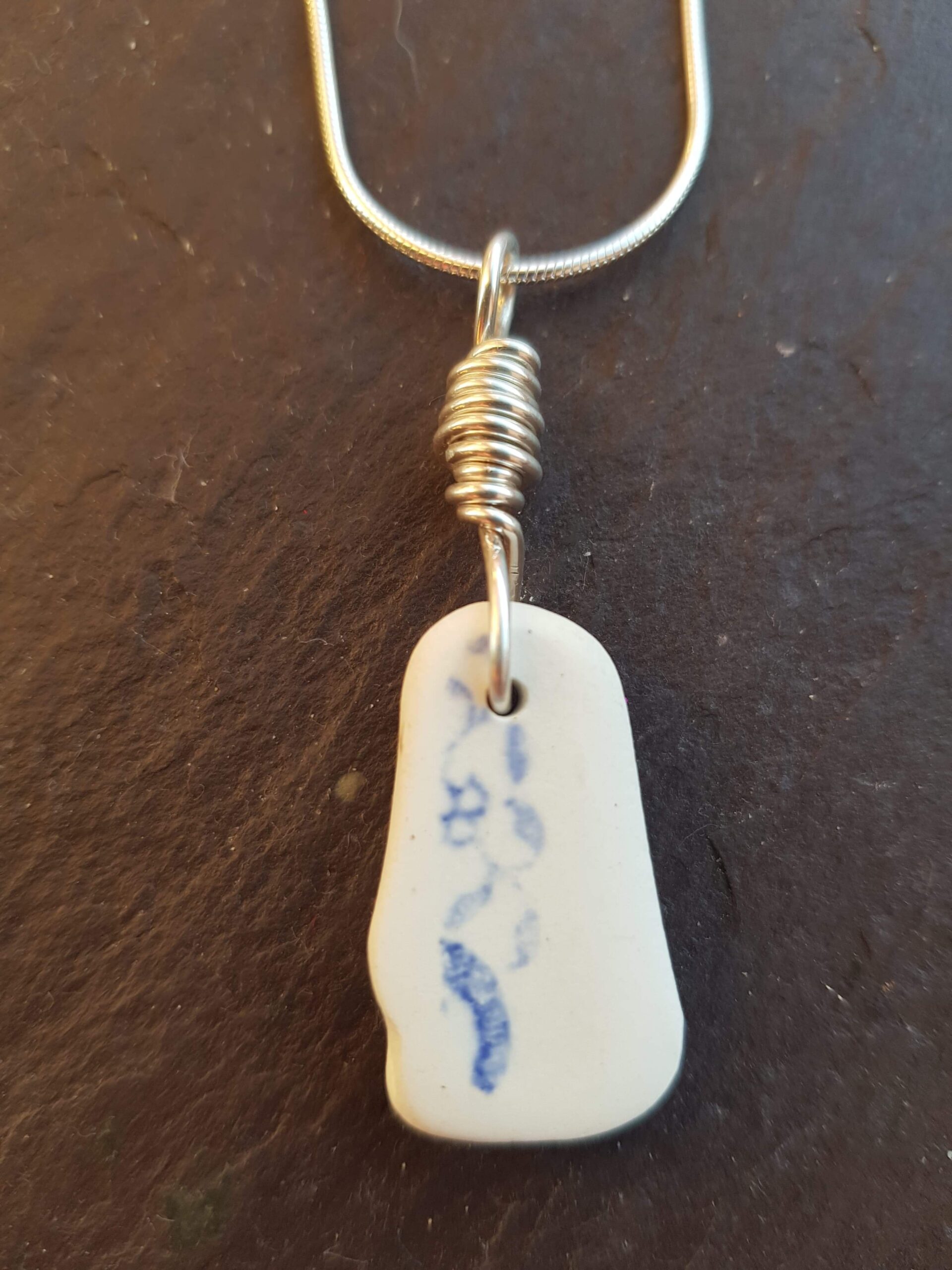 Willow Sea Pottery Necklace
